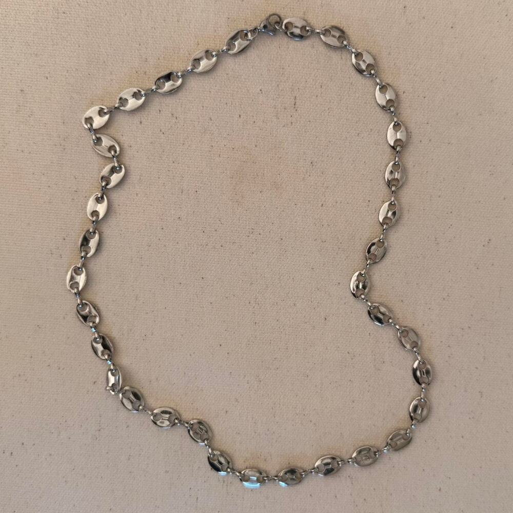 Y2k 2000s silver chain necklace - Picture 5 of 8